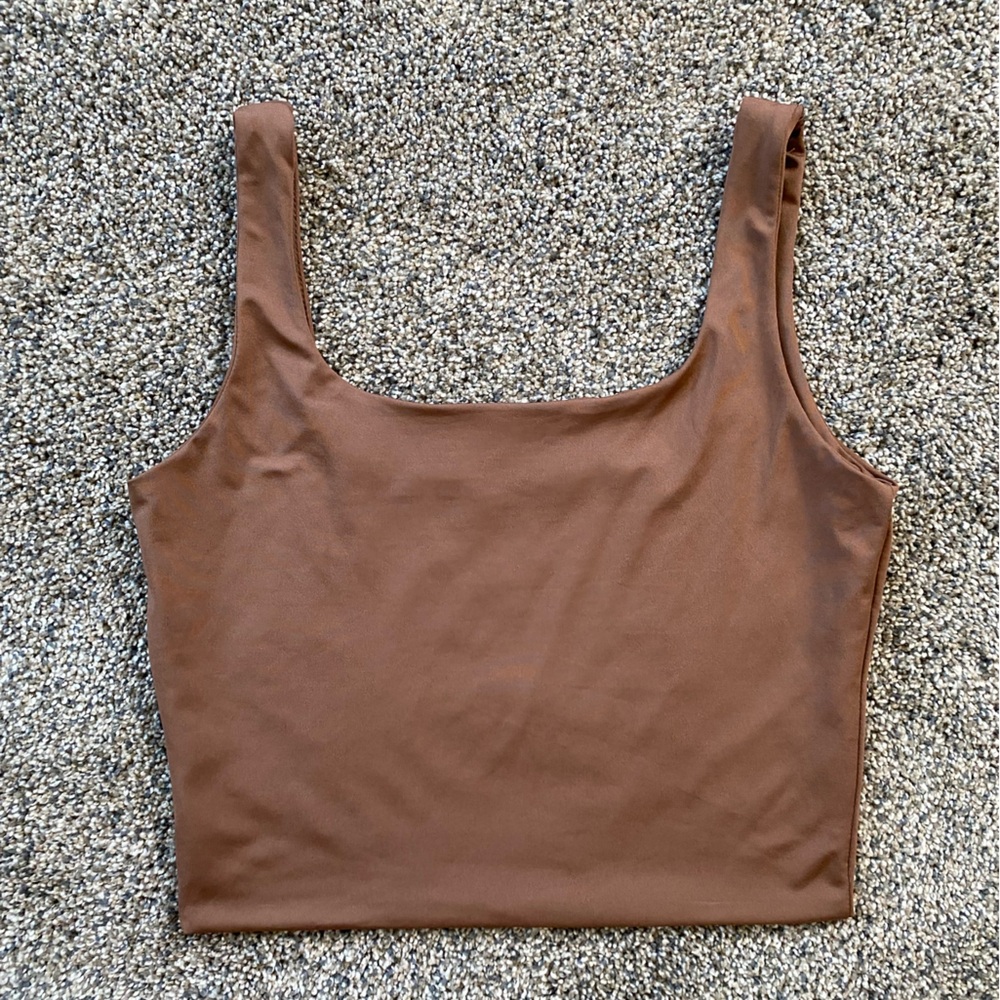 Brown Sleeveless Women's Top
